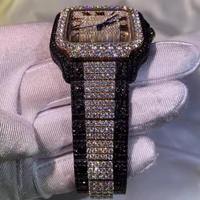 Montre en diamant la plus vendue, montre élégante pour les défilés de mode et les événements, disponible en grande quantité