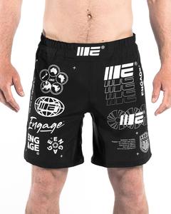Shorts MMA Engage Coupe Moderne Tissu Uni Forme Ample Tenue Sportive Quotidienne Confort Facilité - Product Image 2