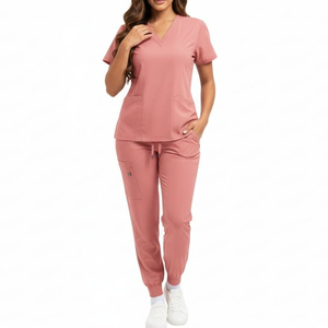 Unisex Hospital <b>Nurse</b> Workwear Set Short Sleeve Medical Uniform with Custom Branding Breathable Women Nursing <b>Scrub</b> Sets - Product Image 2