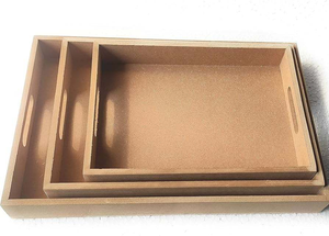 Plateaux de service en bois avec insert en MDF personnalisé par sublimation pour hôtels, restaurants et photos, idéal pour les cadeaux en Inde - Product Image 4