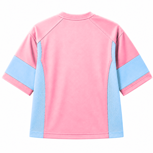 Gamma Phi Delta Sorority Women's Bling Football Jersey V Neck <b>Short</b> Sleeve <b>Mesh</b> Panel Moisture Wicking Performance Team Jersey - Product Image 4