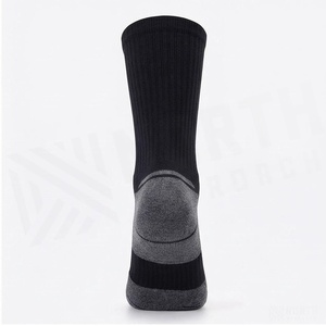 North Approach Crew <b>Socks</b> <b>Black</b> Breathable Hiking <b>Socks</b> for Adults Spring Season - Product Image 2