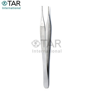 แหนบปลายหยัก Adson ขนาด 15 ซม. คีมจับเนื้อเยื่อ คีมผ่าตัด เครื่องมือแพทย์สำหรับทันตกรรม สัตวแพทย์ ทำจากสแตนเลส - Product Image 6