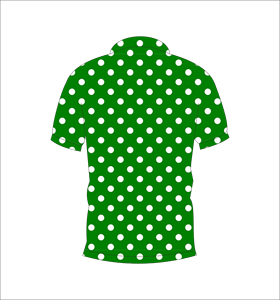 Polo personnalisé pour homme, sublimation, vert et blanc, imprimé floral, polo de golf, évacuation de l'humidité, manches courtes, performance, fournisseur OEM - Product Image 1