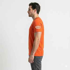 เสื้อยืดผู้ชาย สินค้าขายดี ขายส่ง เสื้อยืดผ้าฝ้ายผู้ชายสั่งทำพิเศษ พร้อมกระเป๋าตัดสี เสื้อยืดผู้ชาย OEM ไซส์มาตรฐาน - Product Image 4