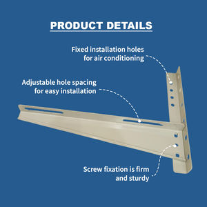 Soporte de Pared para Aire Acondicionado de Alta Resistencia, Soporte de Larga Duración para Unidades de Aire Acondicionado, Fácil Instalación, Alta Estabilidad - Product Image 4