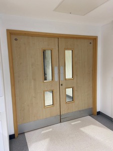Puerta Cortafuego de Madera de Proveedor Indio para Torres de Oficinas y Edificios Corporativos Disponible a un Precio Accesible - Product Image 2