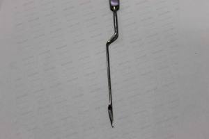 Aguja Vaslcare Lucae Tympanum manual de acero inoxidable alemán con mango de bayoneta y mandíbula de diamante para cirugía de miringotomía ORL - Product Image 3