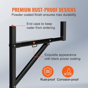 Portapacchi Estensibile in Acciaio per Camion, Altezza Regolabile 48-88 cm, Capacità 113 kg, Accessori per il Controllo del Carico 98-111 cm - Product Image 6
