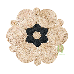 Manteles individuales únicos florales de algas marinas, manteles individuales con borde festoneado, diseño personalizado para decoraciones de mesa, hechos a mano de Vietnam - Product Image 4