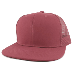 Custom Snapback <b>Cap</b> with <b>Plain</b> Brim and Mesh Wholesale Canvas Trucker Hat for Men Fashionable for Business Performance - Product Image 3