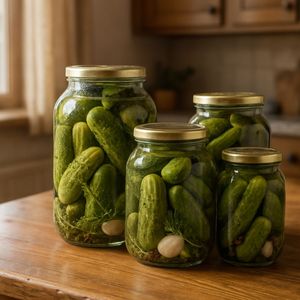 Concombres en conserve en gros, marinés à l'ail et à la persil, marque OEM - Product Image 4