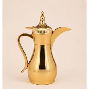 กระติกกาแฟดัลลาห์ทองคำสุดหรู สแตนเลส เก็บความร้อนได้ ใช้ในโรงแรม สำหรับเสิร์ฟกาแฟและชาแบบตะวันออกกลาง - Product Image 5