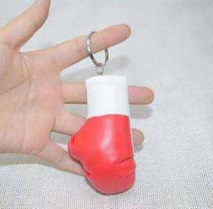 Boxing Gloves <b>Keychain</b> Acrylic Boxing <b>Keychain</b> Pendant Anime <b>Personalized</b> Creative Man Gift Bag Pendant Car <b>Keychain</b> - Product Image 1
