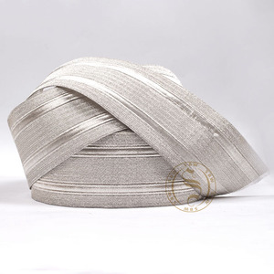Ribetes de Encaje Personalizados al Estilo Francés de Primera Calidad al por Mayor, Decoraciones de Trenza Plateada Uniforme de Alta Calidad - Product Image 3