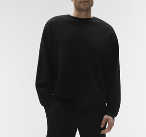 Unisex Cotton <b>Pullover</b> Sweatshirt Oversized Crew Neck Blank Wholesale Casual Fashion Top - Product Image 1