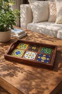 ถาดเสิร์ฟเคลือบเงาแบบทันสมัยขายดี พร้อมหูจับ ดีไซน์อิตาเลียน ราคาคุ้มค่า จาก UO อินเดีย - Product Image 5