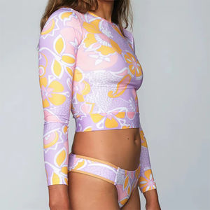 Vente en gros de rashguards pour femmes, nouveau design, respirant, facile à porter, tendance, très vendu, durable, prix abordable, protection solaire UPF50 - Product Image 6