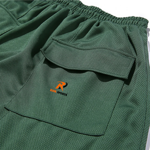 Shorts de sport en coton/polyester, prix usine, respirants, tendance, design unique, pour hommes - Product Image 2