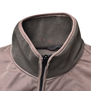 Gilet en polaire à col montant et fermeture éclair pour homme, style décontracté automne, color block, pour la chasse - Product Image 3