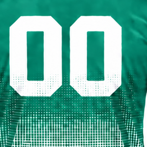 Teal Green and <b>White</b> Gradient Sublimation <b>T</b> <b>Shirt</b> Men Short Sleeve Crew Neck Custom Printed Sports Training Performance Athletic - Product Image 5