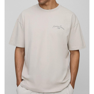 เสื้อยืดโอเวอร์ไซส์ทรงหลวม แขนเสื้อแบบดรอปไหล่ ทรงบ็อกซี่ พิมพ์ลายกราฟิก ผ้าฝ้าย แขนสั้น สไตล์ลำลอง สตรีทแวร์ เสื้อผู้ชายทรงโอเวอร์ไซส์ ทรงบ็อกซี่ แขนเสื้อแบบดรอป - Product Image 3
