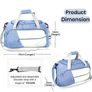 Bolsa Deportiva Cómoda de Llevar con Correa Ajustable, Diseño Equilibrado y Amplio Interior para Viajes y Deportes - Product Image 2