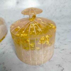 ภาชนะเรซิ่นสั่งทำพิเศษพร้อมฝาปิด สำหรับใส่เทียน เครื่องเทศ เครื่องสำอาง ขนม ของตกแต่งเครื่องประดับ และของตกแต่งโต๊ะ - Product Image 5