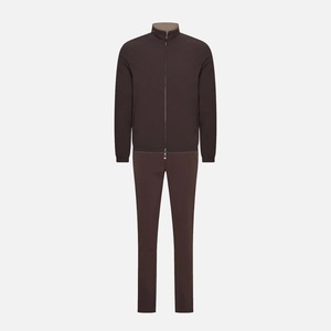 Premium Men's 3 Piece Streetwear Set Reversible Full Sleeve Jacket Mercerized <b>T</b> <b>Shirt</b> Straight Leg Pantalon Custom Logo - Product Image 2