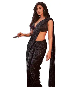 Designer Saris für Hochzeit und Damen Sari und neueste Modell Sari und neue Saris und Bollywood Designer Saree