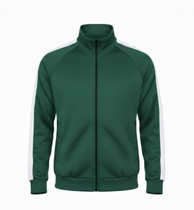 Modern Tracksuit Two Piece Apparel with Comfortable <b>Zip</b> Jacket and Matching <b>Trousers</b> for Athletic Training Casual Streetwear - Product Image 4