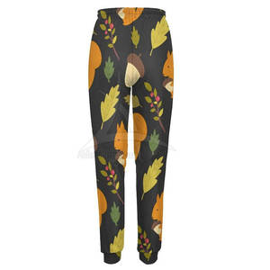 Pantalones de Mujer para Otoño, Estampado Animal, Largos hasta el Tobillo, con Cintura Ajustable con Cordón, Tejido Casual, Corte Regular, Material de Poliéster - Product Image 2