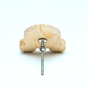 Handmade Modern Pine Wood Princess Carriage Drawer <b>Knobs</b> <b>Cabinet</b> Handles Durable Easy Installation Kids Multicolor Handles - Product Image 4