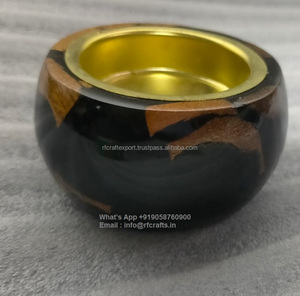 Quemador de incienso de madera negra de diseño moderno, bobina de incienso de resina árabe de nuevo estilo, novedad y decoración creativa para el hogar para plantas de bodas - Product Image 3