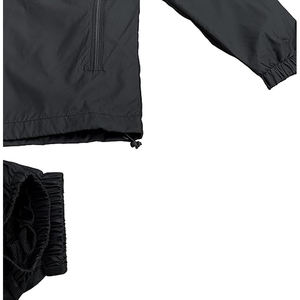 Conjunto Deportivo Informal Unisex para Exteriores, Chaqueta Cortavientos Personalizada de Nailon Sólido, Diseño 2 en 1, Secado Rápido, Ligero, con Capucha para Verano - Product Image 4