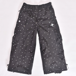 Pantalones de Esquí para Hombre con Estampado de Estrellas Negras, Impermeables, con Cordón Ajustable, Estilo Cargo, para Nieve y Actividades al Aire Libre - Product Image 1
