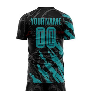Venta al por Mayor de Fábrica, Precio Económico, Uniforme de Fútbol Transpirable 100% Poliéster Sublimado, Diseño de Logotipo Personalizado, Más Vendido - Product Image 5
