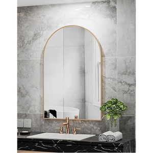 Awesome Quality New Arrival Modern Wall <b>Frame</b> Decorative Mirror Black Finished Aluminum Border Home Hotel Restaurants - Product Image 4