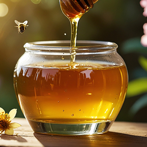 Miel Cruda de Abeja Silvestre Premium – Edulcorante Natural Dorado Puro para el Bienestar Diario - Product Image 1