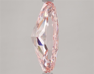 MOVAL Diamant rose vif fantaisie de 4,34 ct, VVS2, ovale, certifié IGI, cultivé en laboratoire, pour la fabrication de bijoux - Product Image 3