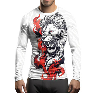 Rashguard respirant à manches courtes personnalisé pour hommes MMA, idéal pour le fitness, la boxe et la gym - Service OEM/ODM - Product Image 4