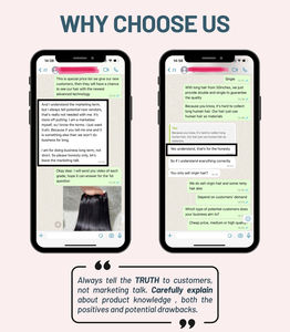 Extensiones de cabello liso de hueso naranja sedoso sin procesar de moda Cabello alineado con cutícula Peluca natural Sin enredos Paquetes de cabello virgen - Product Image 6