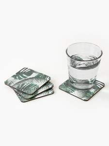 Sous-verres au design unique avec impression autocollante émaillée sur panneau MDF, lot de 4 sous-verres à thé à prix très abordable - Product Image 4