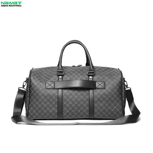 Large Capacity 15L Custom Logo <b>PVC</b> Leather Duffel Bag Men's Travel Tote with Tag Solid Color Customizable Design Waterproof - Product Image 2