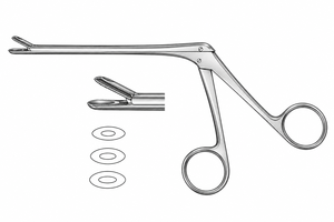 เครื่องมือผ่าตัดแบบแมนนวล Wilde Intervertebral Disc Rongeur Fenestrated Delicate Pattern ได้รับการรับรองมาตรฐาน CE สำหรับการผ่าตัดทั่วไป ระดับ Class I - Product Image 5
