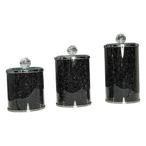 Ambrose Exquisite Three-Glass <b>Canister</b> <b>Set</b> Elegant Storage Jars in Gift Box - Product Image 4