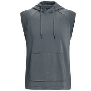 Promotional Men's <b>Hoodies</b> & Sweatshirts Custom Gre Color Casual Sportswear Cotton Pullover <b>Sleeveless</b> <b>Hoodies</b> on Best Sale - Product Image 3
