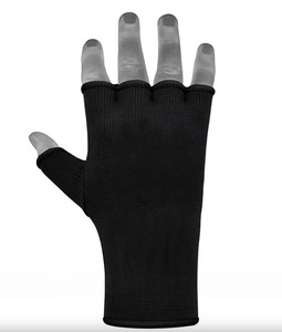Guantes interiores elásticos de medio dedo para boxeo, MMA, gimnasio, protección de nudillos, vendas para manos, soporte de muñeca de spandex, unisex - Product Image 4