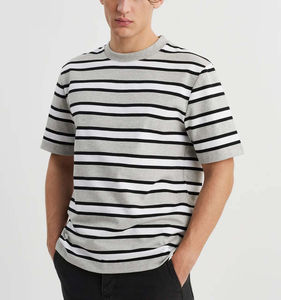 เสื้อยืดผู้ชายไซส์ใหญ่ราคาส่ง ปักโลโก้ตามสั่ง คุณภาพสูง 240 กรัม ผ้าฝ้าย 100% ปักโลโก้ เสื้อยืดโอเวอร์ไซส์สำหรับผู้ชาย - Product Image 4