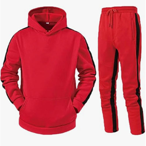Conjunto Deportivo Personalizado con Logotipo, Ropa Deportiva de Poliéster, Sudadera con Capucha de Manga Larga, Pantalones, Conjunto de 2 Piezas, Traje para Correr, Trajes Deportivos para Hombre - Product Image 5